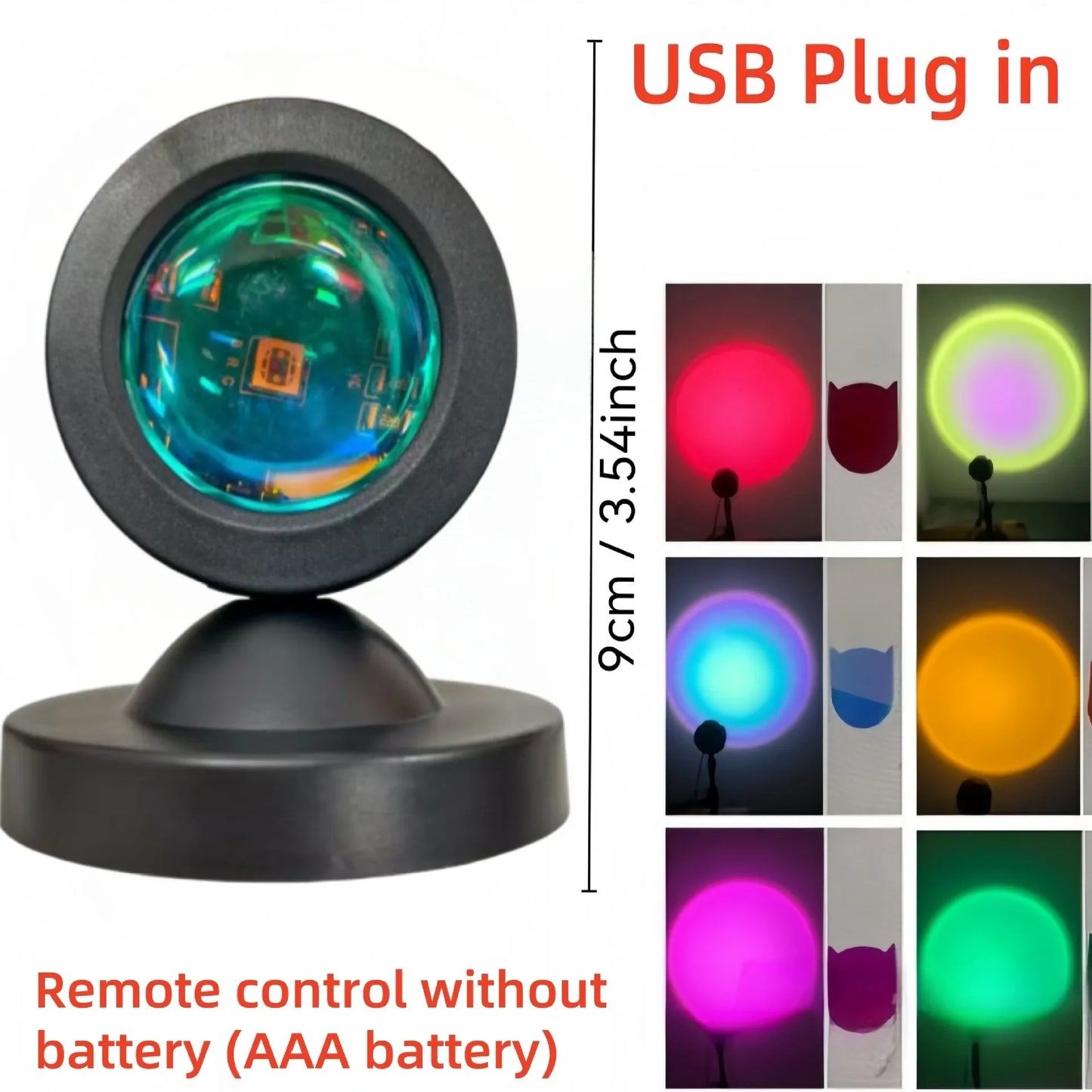 16 Colors Remote USB LED Mood Light