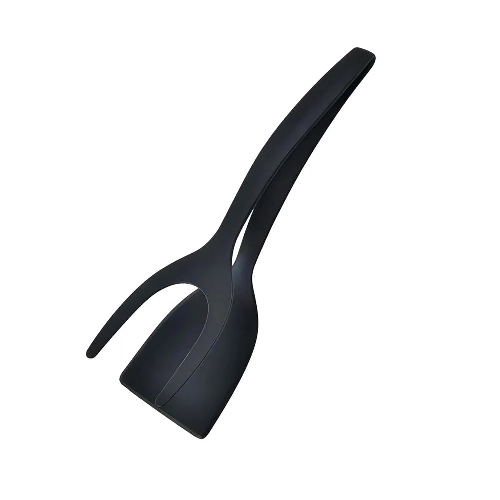 2-in-1 Spatula Tongs Nonstick Egg Flipper