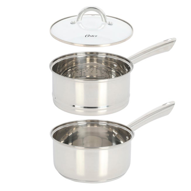 12-Piece Stainless Steel Cookware & Kitchen Tool Set