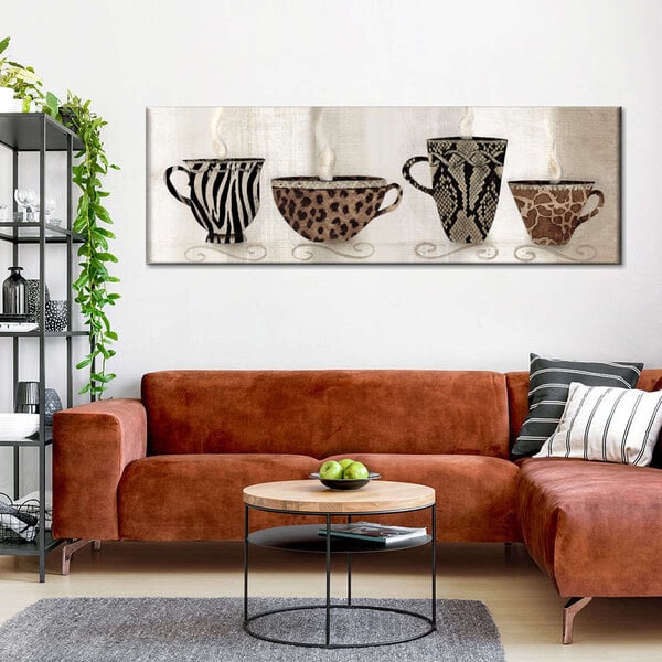 Elephant Stock 36" x 12" Coffee Skins II Canvas Wall Art