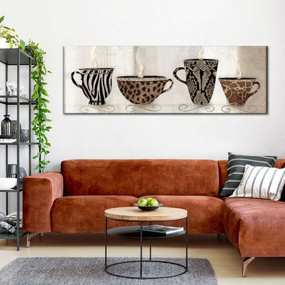 Elephant Stock 36" x 12" Coffee Skins II Canvas Wall Art
