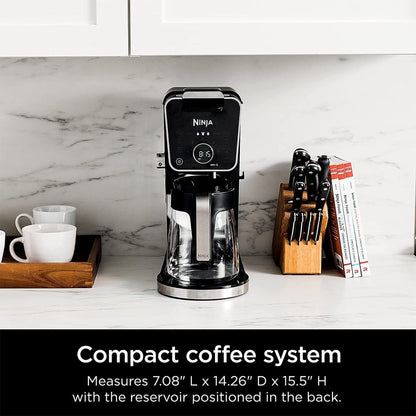 Restored Ninja CFP301 DualBrew Pro Specialty 12-Cup Drip Coffee Maker Bundle with 3 YR CPS Enhanced Protection Pack (Refurbished)