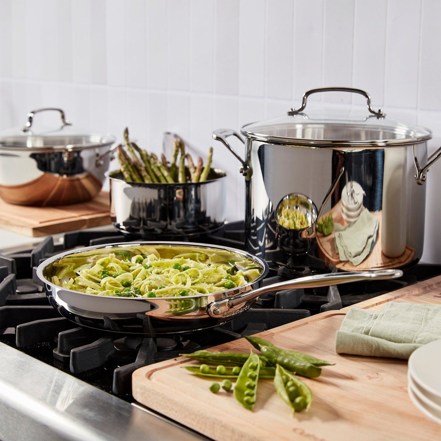 Cuisinart Chef's Classic 17 Piece Stainless Steel Cookware Set