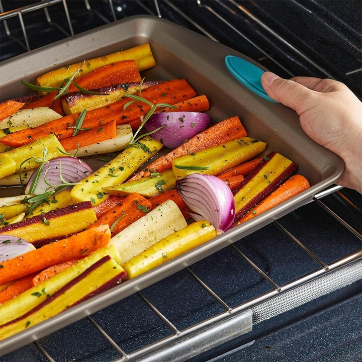 Hot Selling Good Quality 10pcs Carbon Steel Non-Stick Even Heat Conduction DIY Oven Safe Cake Pans Bakeware Baking Tray Pan Set