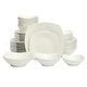 Gibson Home Rothenberg Stackable 40-Piece Porcelain Dinnerware Set