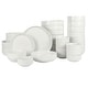 Gibson Home Rothenberg Stackable 40-Piece Porcelain Dinnerware Set