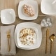 Gibson Home Rothenberg Stackable 40-Piece Porcelain Dinnerware Set
