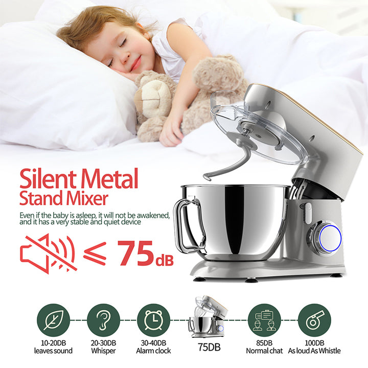 sanlida Kitchen Household Appliances Mixeur 3 En 1 Spiral Dough Stand Mixer for Baking