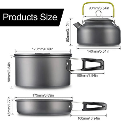 Outdoor Camping Cookware Set