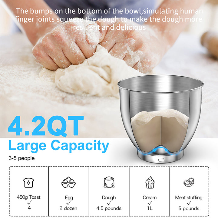 OEM Custom 5 in 1 Electric Dough Food Stand Mixer Multifunction Kitchen Appliances for Effortless Baking