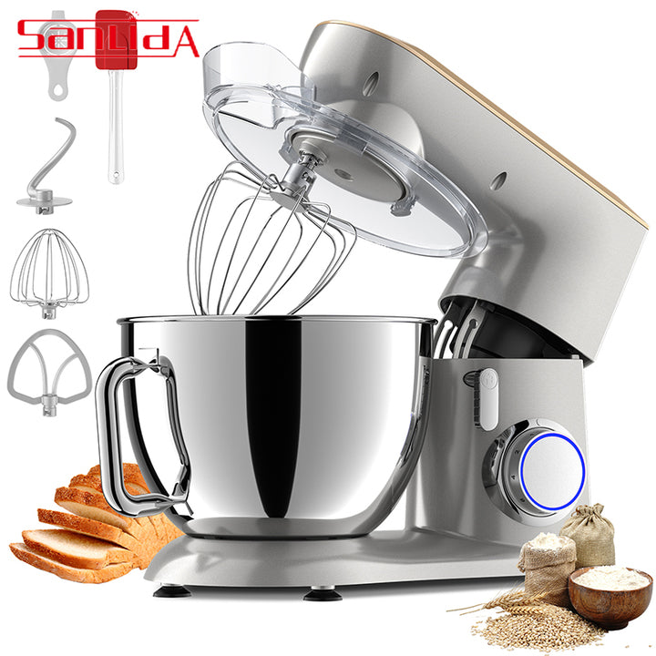sanlida Kitchen Household Appliances Mixeur 3 En 1 Spiral Dough Stand Mixer for Baking