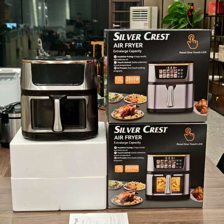 Friggitrice Ad Aria 12L Digital Air Fryer Oven Stainless Steel Smart Multi-Functional Large Capacity Commercial No Oil Energy