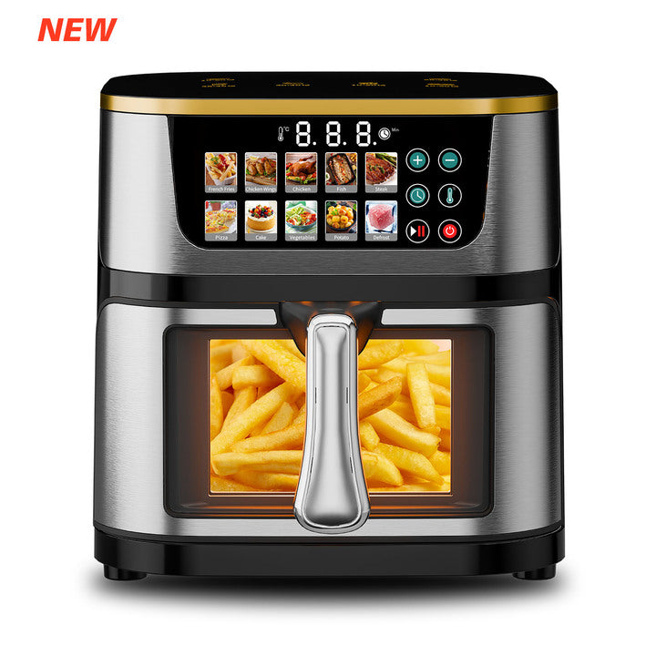 Friggitrice Ad Aria 12L Digital Air Fryer Oven Stainless Steel Smart Multi-Functional Large Capacity Commercial No Oil Energy
