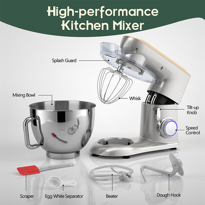 sanlida Kitchen Household Appliances Mixeur 3 En 1 Spiral Dough Stand Mixer for Baking