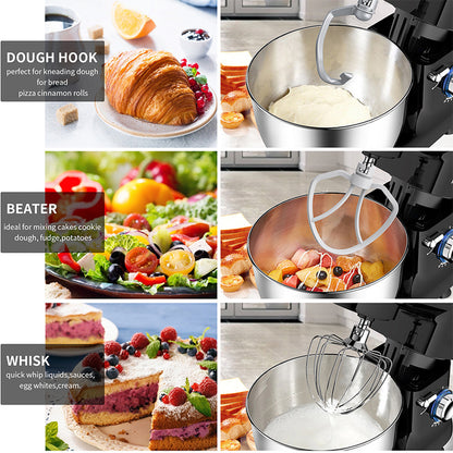 5-in-1Multifunction Stand Mixer Kitchen Appliances Kitchen's Aid Food Mixers with Blender and Meat Grinder