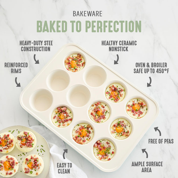 Oven - Safe Construction Bakeware Sets Ceramic Coating Multifunctional 6pcs Cookware Bakeware Set