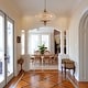 Retro French 4/5-Light Antique Brass Globe Crystal Chandelier for Living/Dining Room - Antique Brass - 5-Light W20.5" x H18.9