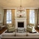 Retro French 4/5-Light Antique Brass Globe Crystal Chandelier for Living/Dining Room - Antique Brass - 5-Light W20.5" x H18.9