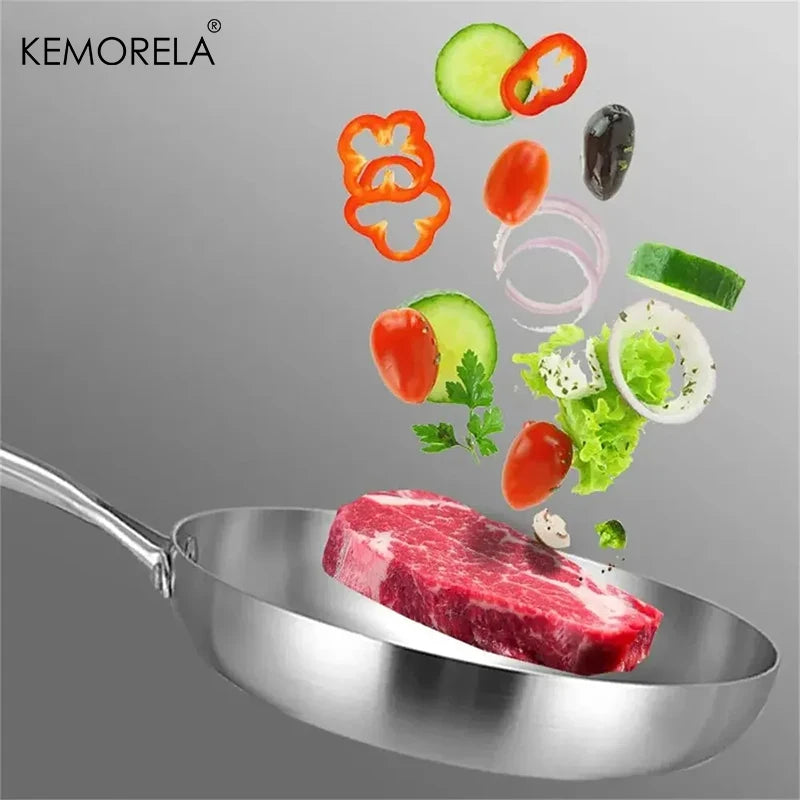 304 Stainless Steel Frying Pan Set