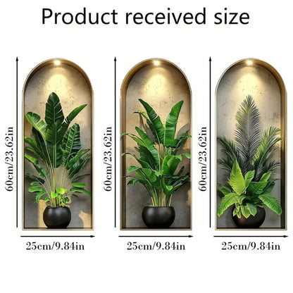 Watercolor Plant Wall Stickers Self