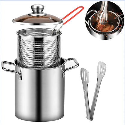 304 Stainless Steel Deep Fryer Pot