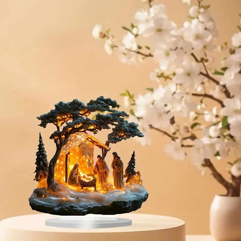 Jesus Nativity Scene Ornament