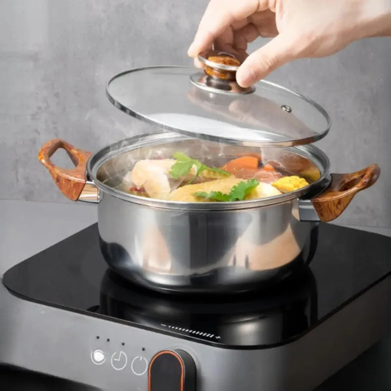 12pcs Stainless Steel Cookware Set