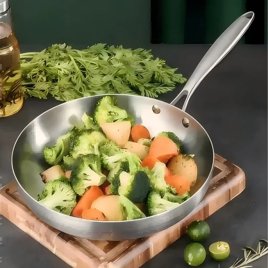 304 Stainless Steel Frying Pan