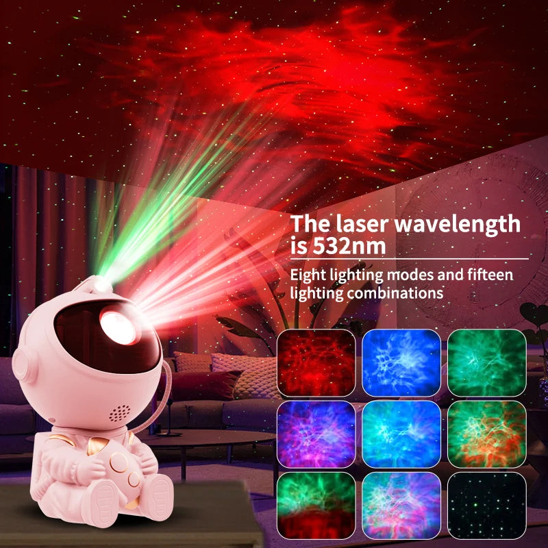 Astronaut Galaxy Projector Light