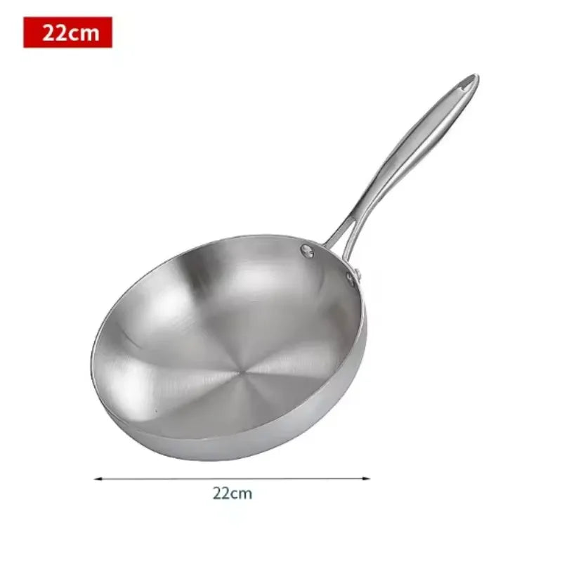 304 Stainless Steel Frying Pan