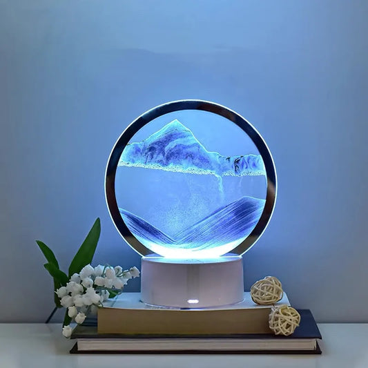 3D Quicksand Table Lamp