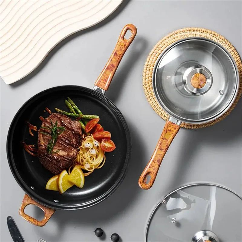 12pcs Stainless Steel Cookware Set