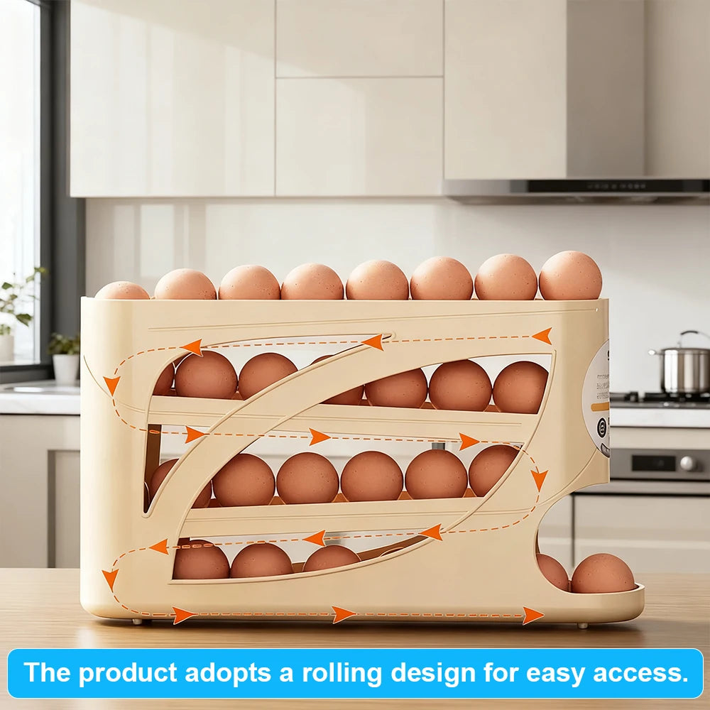 Rolling Egg Storage Box