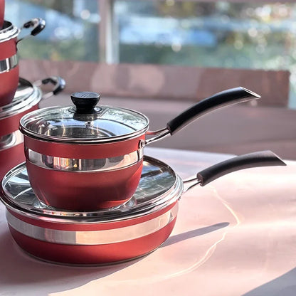 12pcs Stainless Steel Cookware Set
