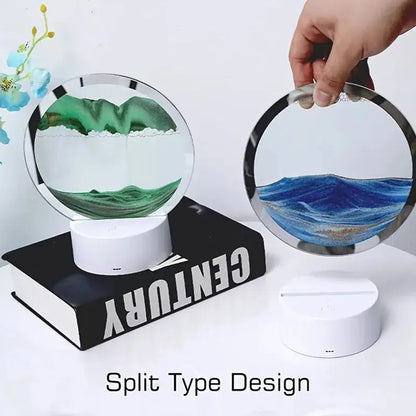 3D Quicksand Table Lamp