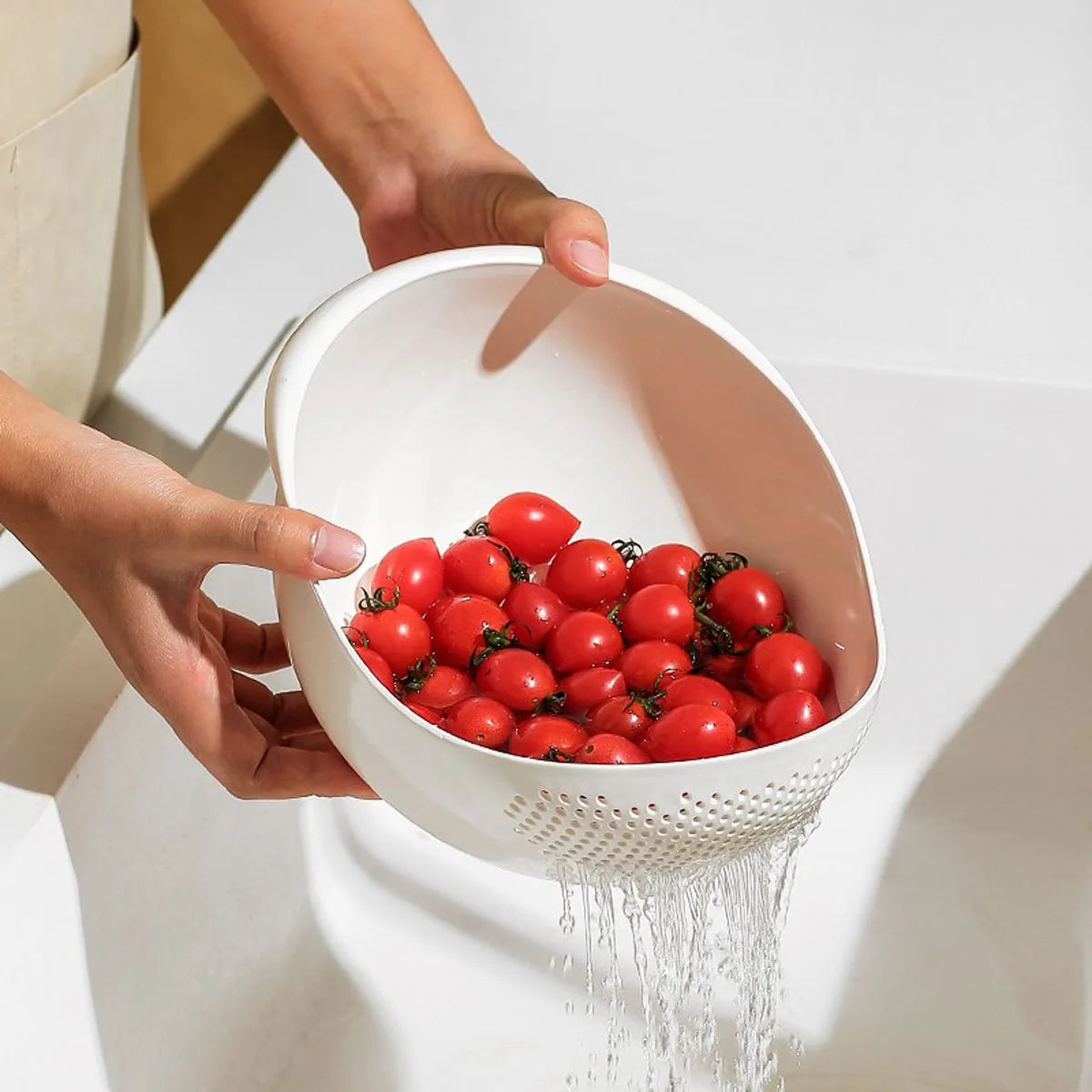 Colander Rice Washing Basket