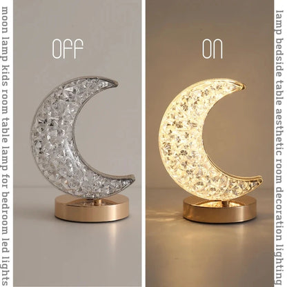 Crystal Touch Dimmable LED USB Bedside Light
