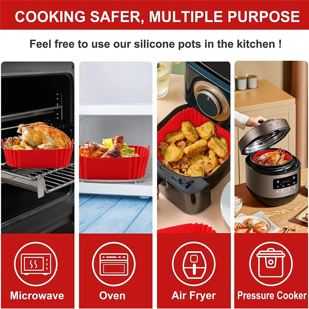 Reusable Silicone Air Fryer