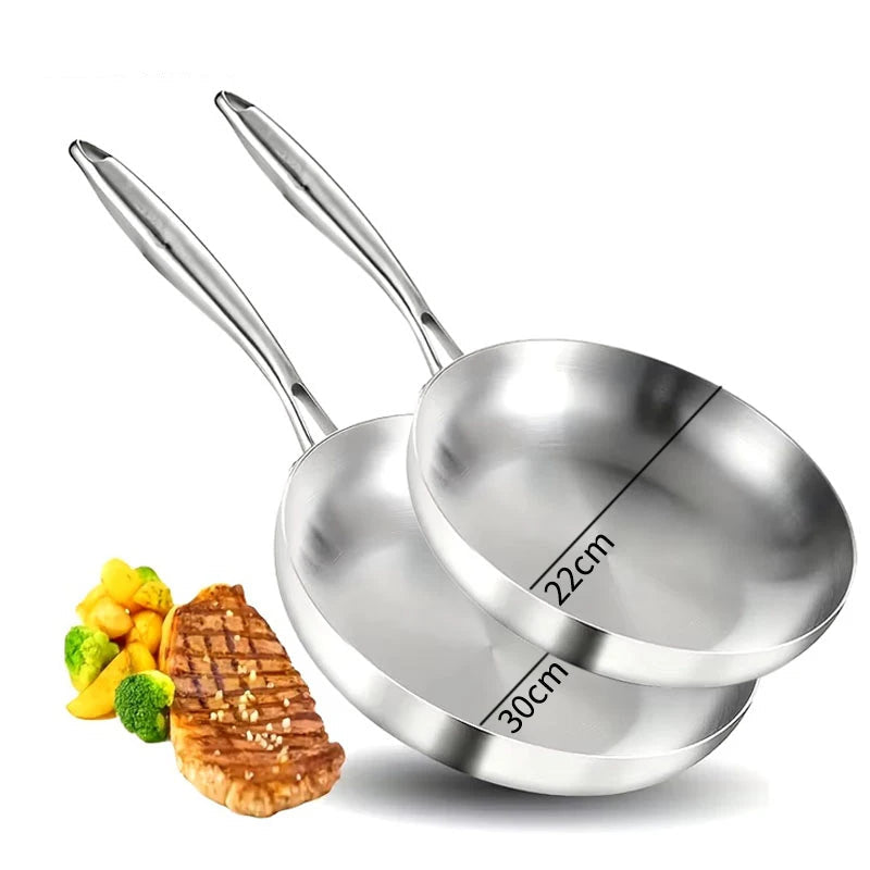304 Stainless Steel Frying Pan Set