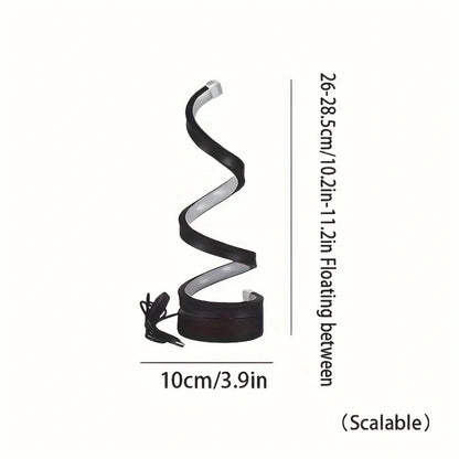 Modern Spiral Touch Bedside Lamp