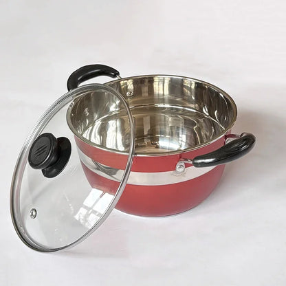 12pcs Stainless Steel Cookware Set