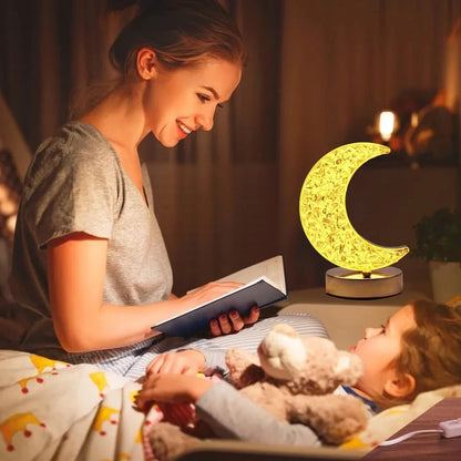 Crystal Touch Dimmable LED USB Bedside Light