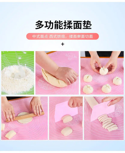 Silicone Baking Mat Pizza Dough Maker Pastry Kitchen Gadgets Cooking Tools Utensils Bakeware Kneading Accessories Lot