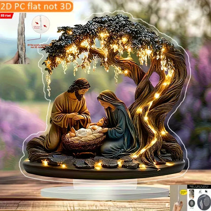 Jesus Nativity Scene Ornament