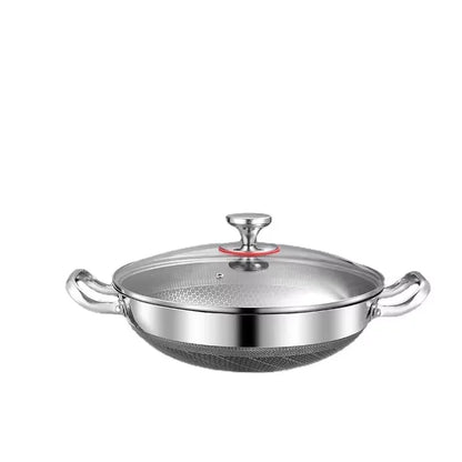 304 Stainless Steel Honeycomb Soup Pot
