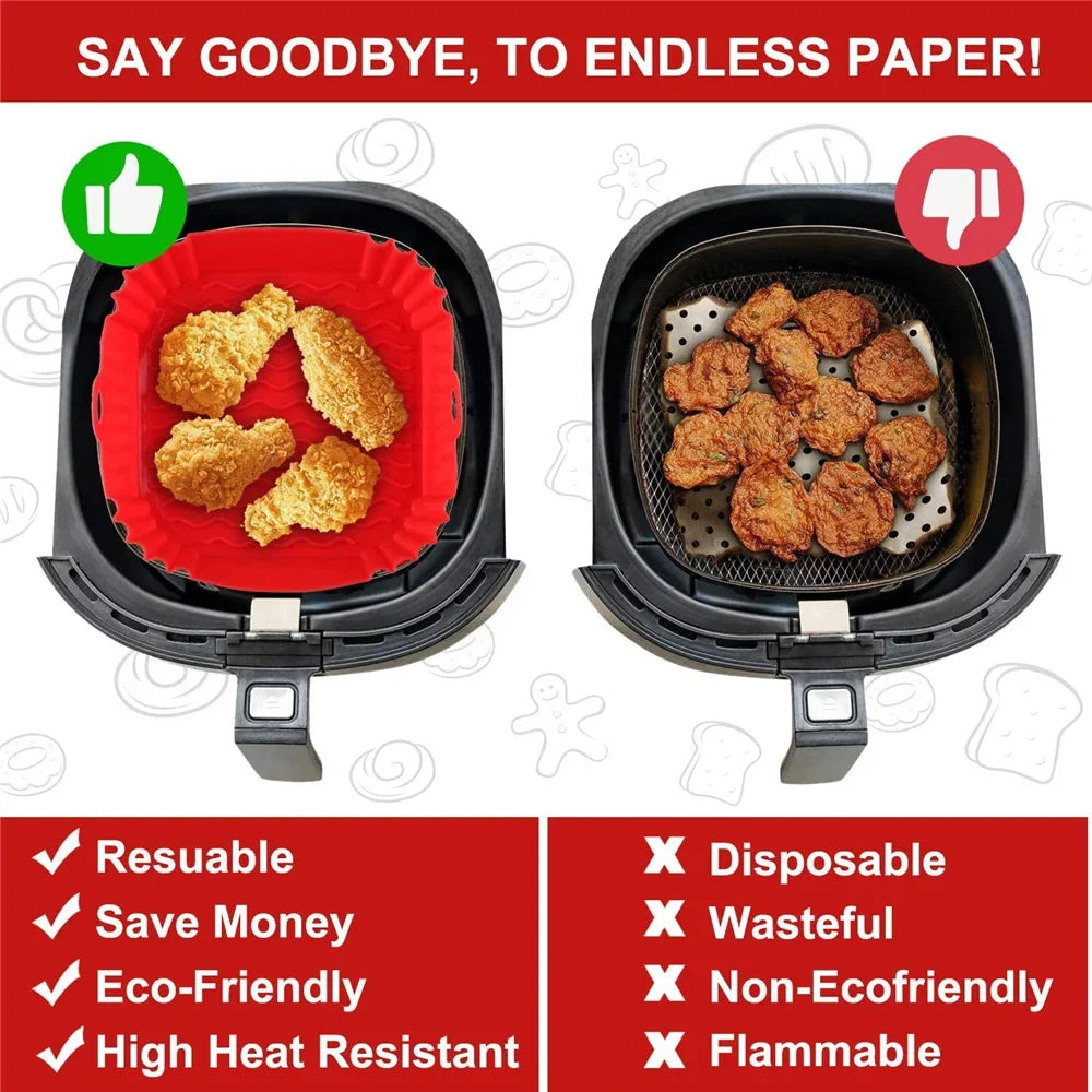 Reusable Silicone Air Fryer