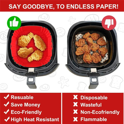 Reusable Silicone Air Fryer
