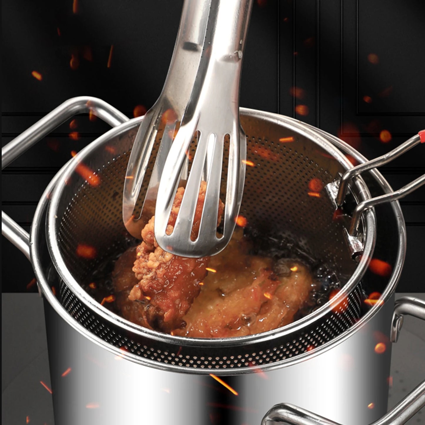 304 Stainless Steel Deep Fryer Pot