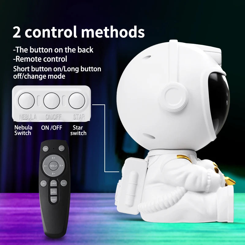 Astronaut Galaxy Projector Light
