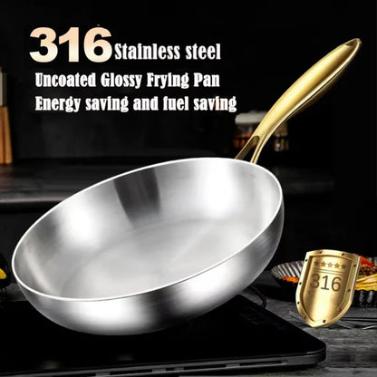 316 Stainless Steel Frying Pan